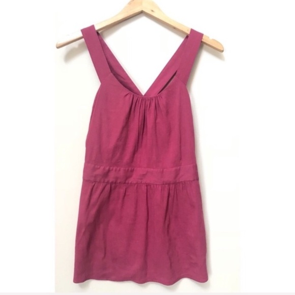 THEORY Anisia Linen Blend Top S - Picture 6 of 8